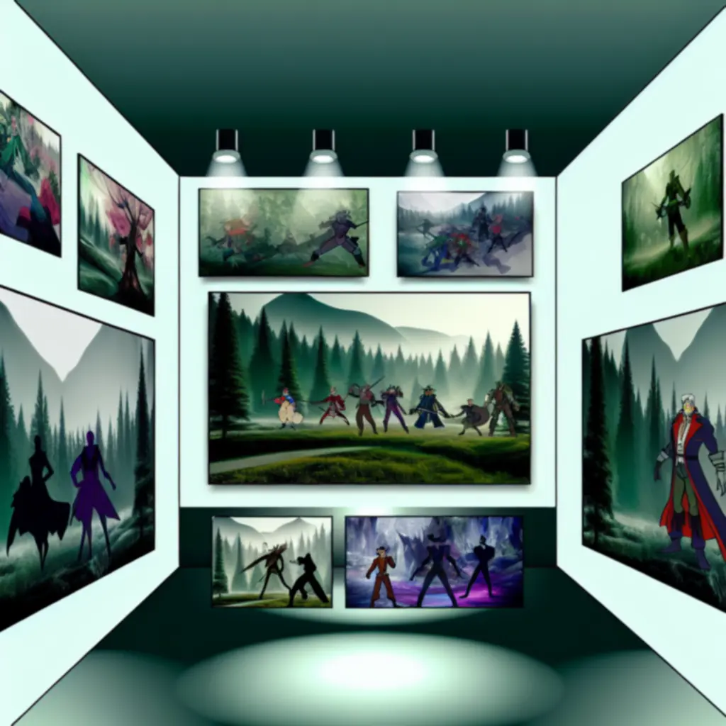 Ilustracyjna galeria bohaterów i wrogów z gry Tacape